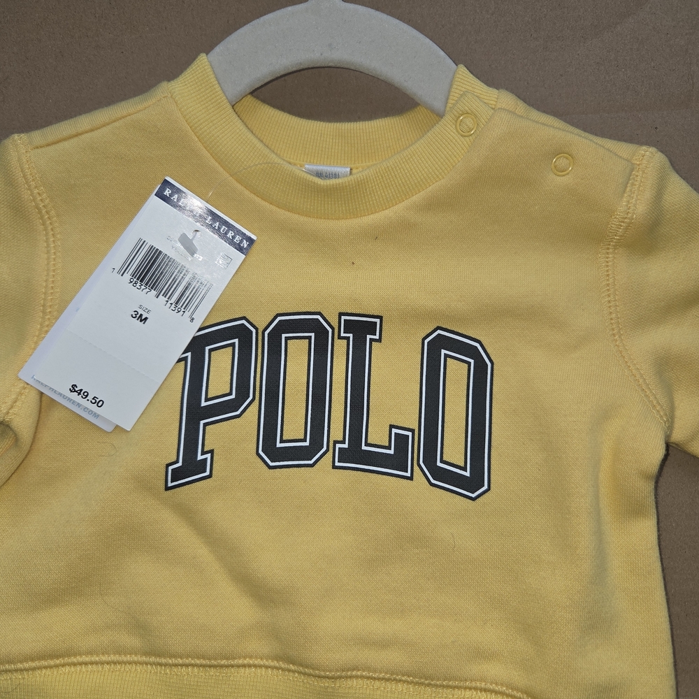 Polo by Ralph Lauren Kids Yellow Sweatshirt